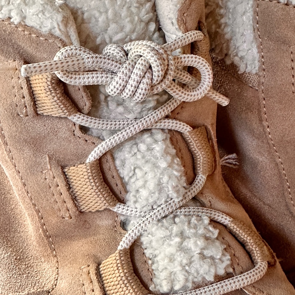 Sorel Explorer Carnival Cozy Tan Suede Winter Boots with Sherpa Lining Size 10 - Picture 8 of 12
